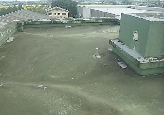 屋上防水改修工事前